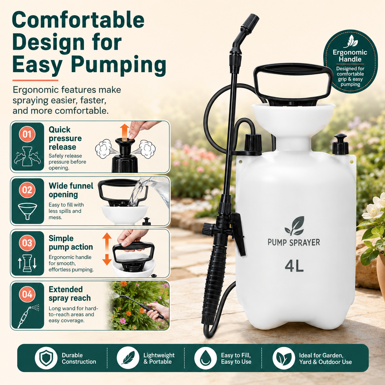 1-Gallon Landscape Rock Glue & Sprayer Kit