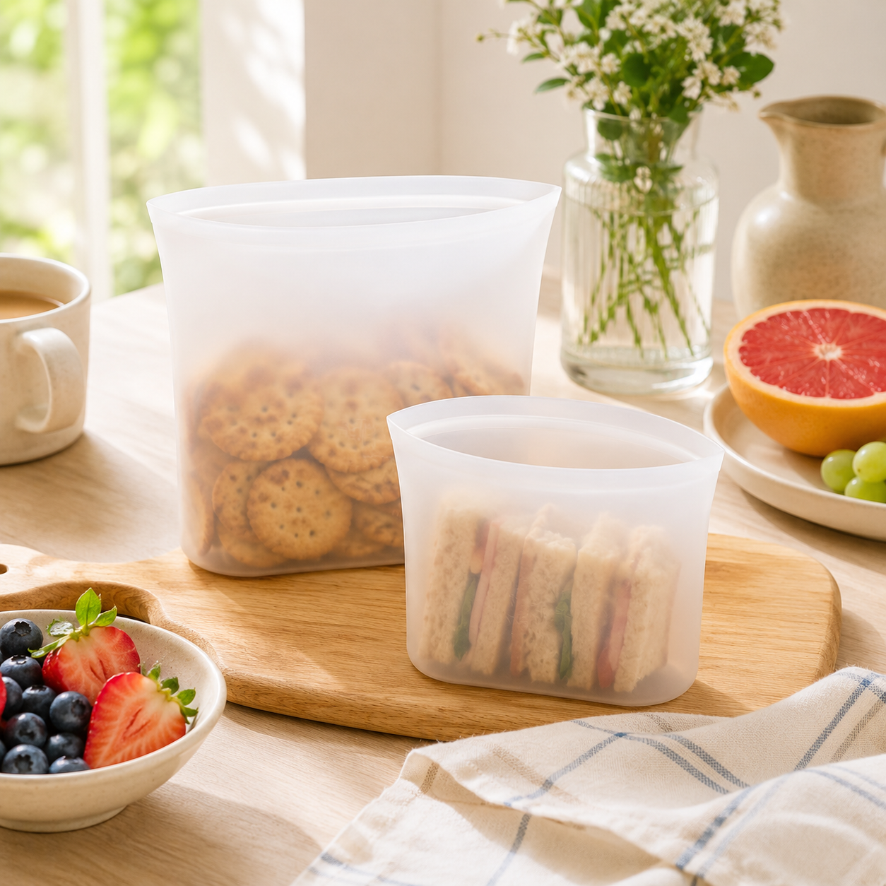 Silicone Vacuum Food Storage Bag