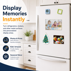 12-Pack Self-Adhesive Magnetic Sheets – 8 × 10 Inch