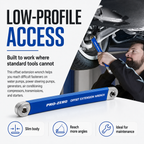 Offset Extension Wrench Set for Tight Spaces