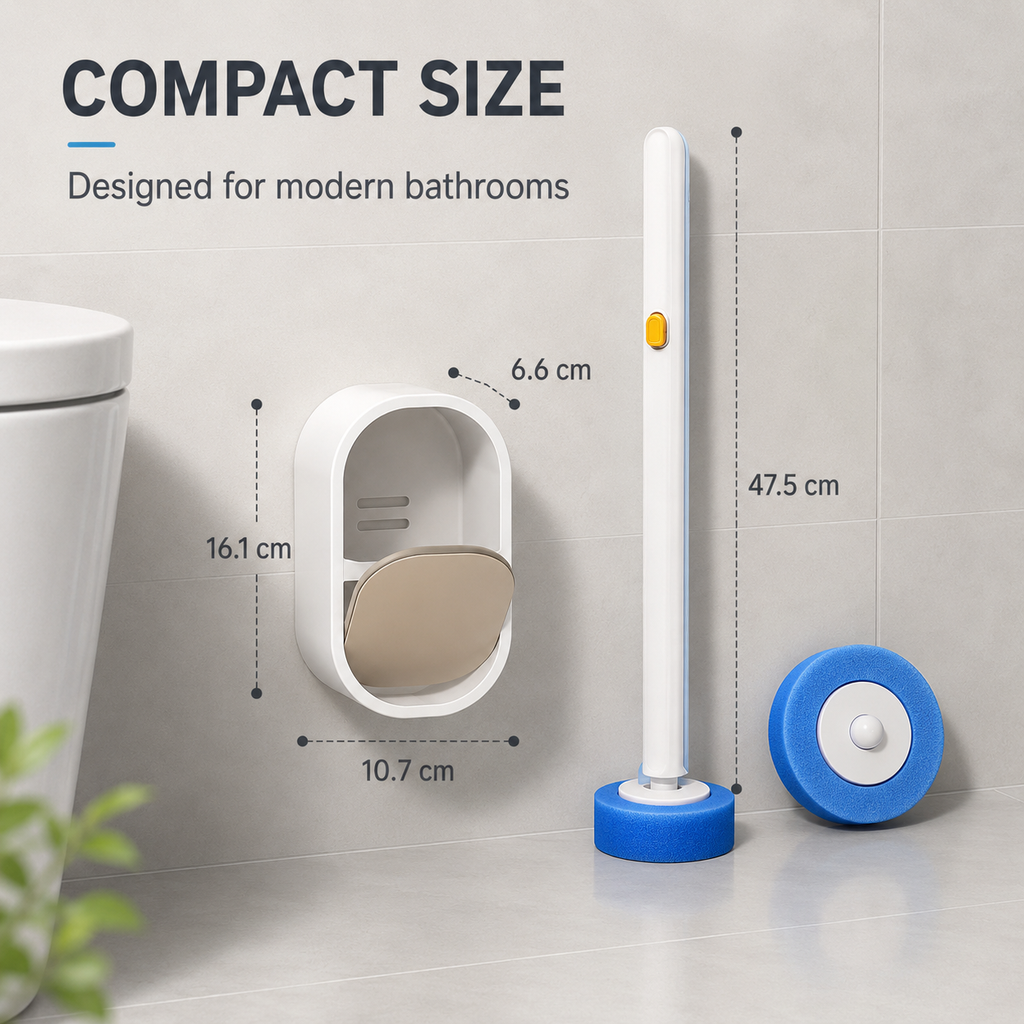 Disposable Toilet Brush Set