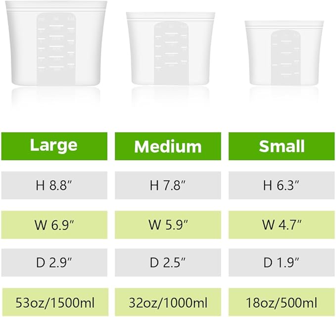 Silicone Vacuum Food Storage Bag