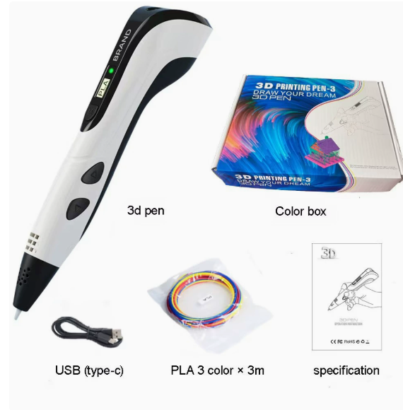 Kids 3D Printing Pen DIY Art Toy Gift