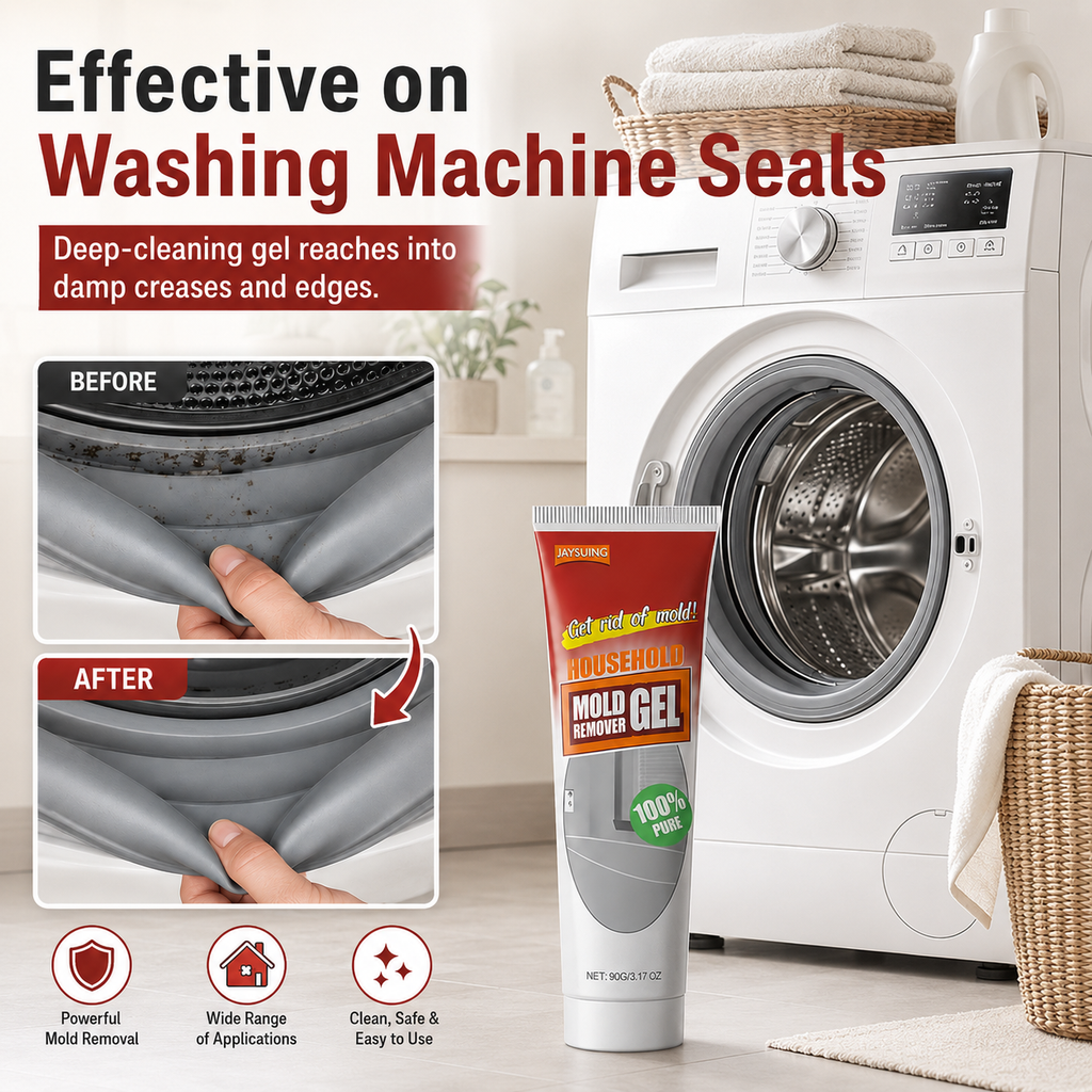 2PCS Mold & Mildew Stain Remover Gel for Bathroom and Kitchen Tile Gaps