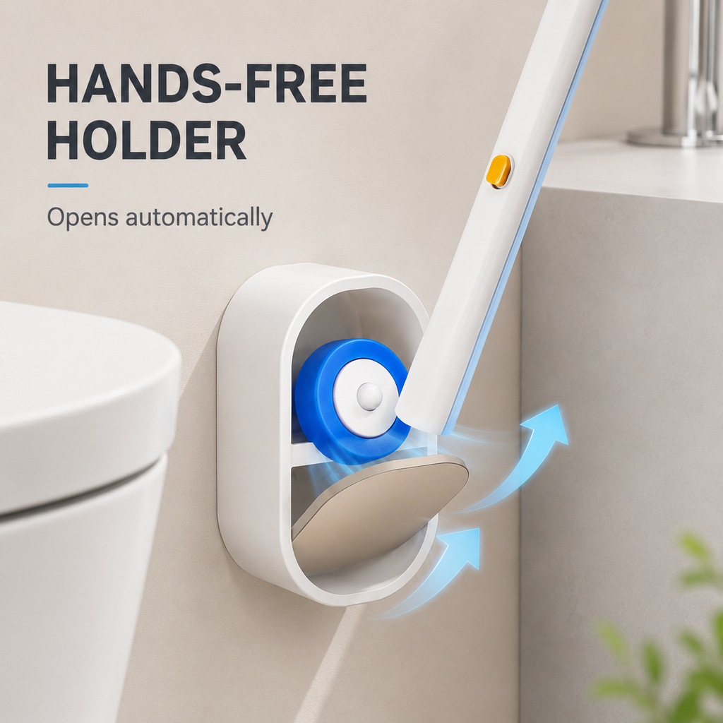 Disposable Toilet Brush Set