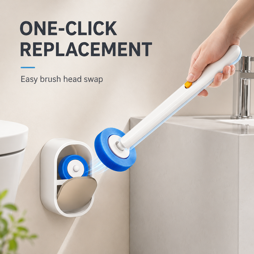 Disposable Toilet Brush Set
