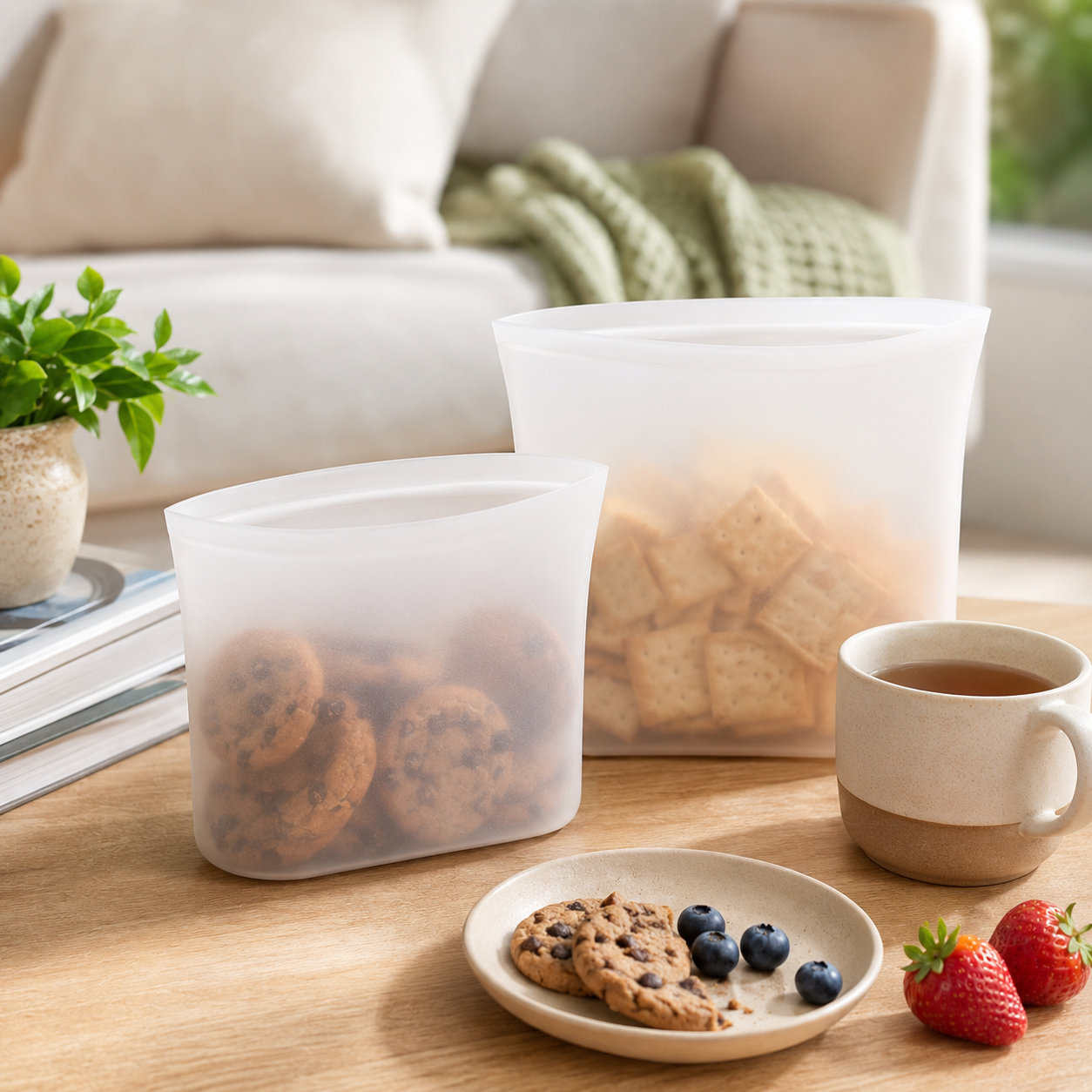Silicone Vacuum Food Storage Bag