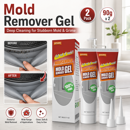 2PCS Mold & Mildew Stain Remover Gel for Bathroom and Kitchen Tile Gaps