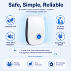 White ABS US Plug Adapter – Durable Compact Power Connector