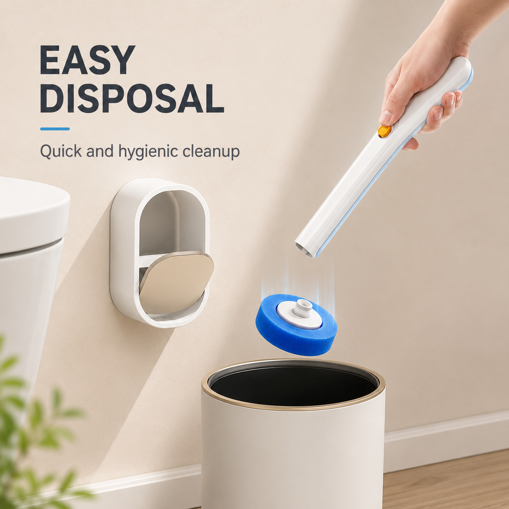 Disposable Toilet Brush Set
