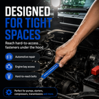 Offset Extension Wrench Set for Tight Spaces