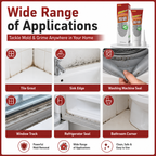 2PCS Mold & Mildew Stain Remover Gel for Bathroom and Kitchen Tile Gaps