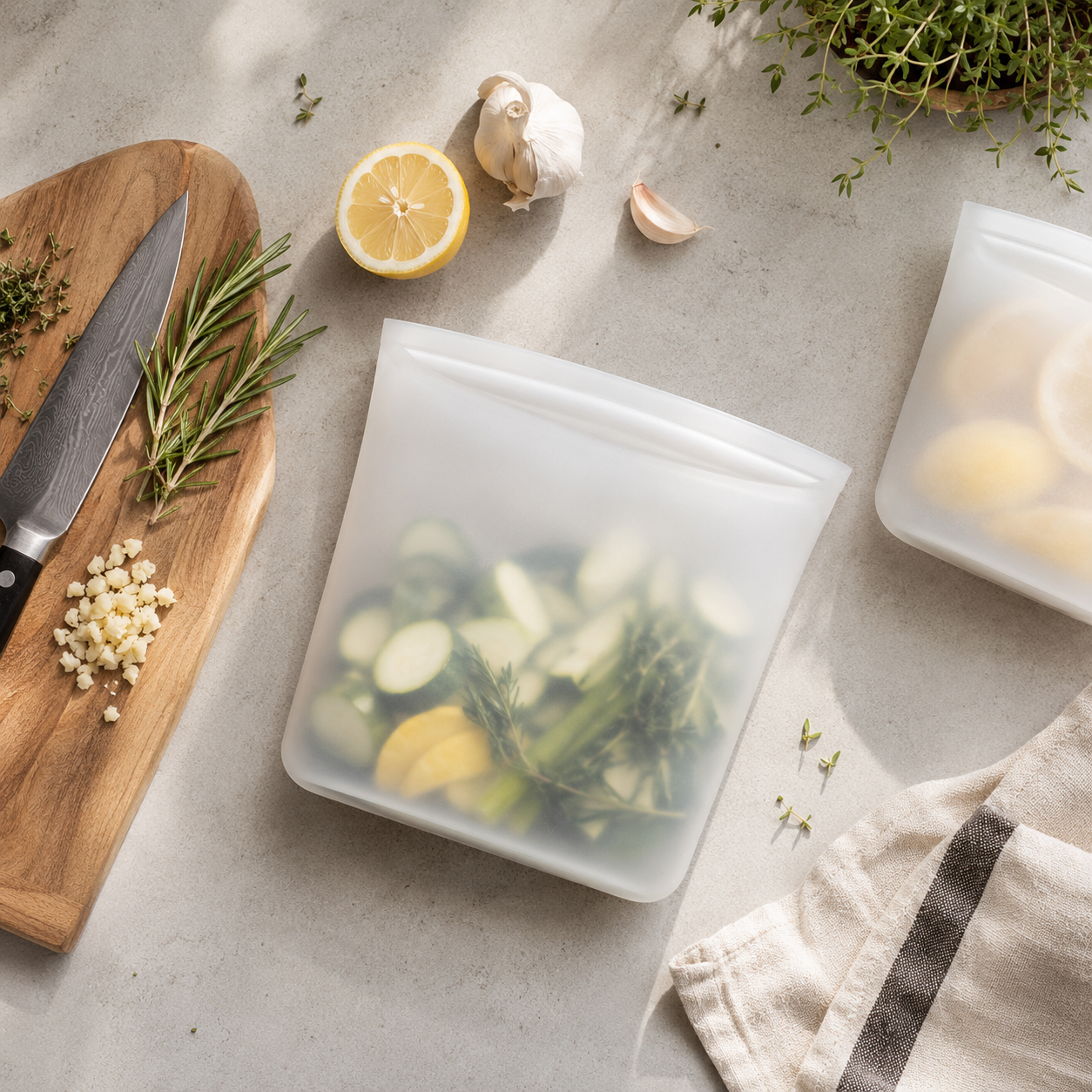 Silicone Vacuum Food Storage Bag