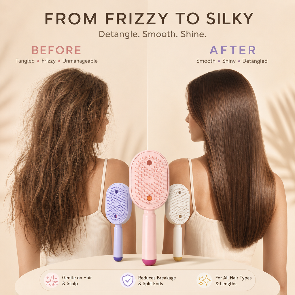 Smooth Dry, Tangled Hair in Minutes