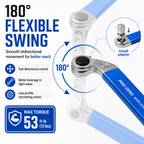 Offset Extension Wrench Set for Tight Spaces