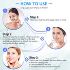 Anti Wrinkle Face Massager – Neck & Face Sculpting Device with EMS, Red/Blue/Green Light Therapy & Warm Vibration